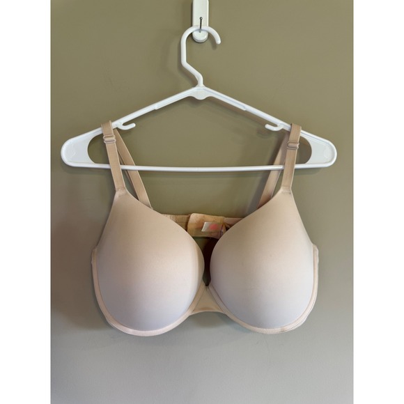 PINK Victoria's Secret Other - Victoria's Secret PINK Wear Everywhere Push Up Bra Beige Nude 36DD Underwire